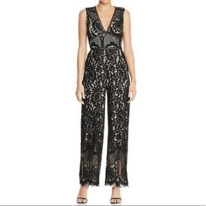 AQUA Lace Jumpsuit